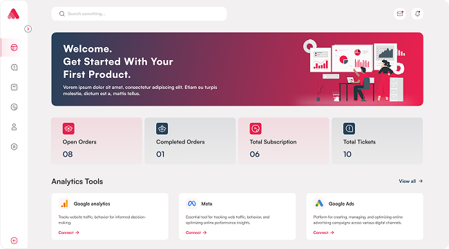 Website Template 01 preview